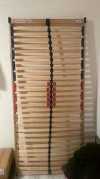Mooi eenspersoons bedbodem met verstelbare latten. 90x200 cm, Ophalen, Gebruikt, 90 cm, Eenpersoons