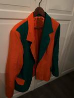 Carnavalsjasje Kruikenstad groen/oranje, Ophalen of Verzenden, Gedragen, Groen, Jasje