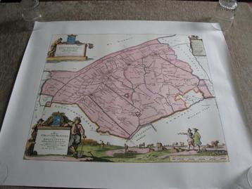 Grietenijkaart van Schotanus 1682/1718 Ferwerderadiel  beschikbaar voor biedingen