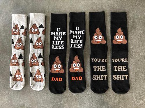 EMOJI sokken, Kleding | Heren, Sokken en Kousen, Gedragen, Maat 43 t/m 46, Zwart, Verzenden