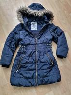 donkerblauwe winterjas, maat 110/116, Kinderen en Baby's, Kinderkleding | Maat 110, Ophalen of Verzenden, Zo goed als nieuw, Meisje