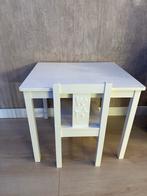 IKEA kritter Peuterbureau / kindertafel met Stoeltje - Wit, Kinderen en Baby's, Ophalen, Zo goed als nieuw, Tafel(s) en Stoel(en)