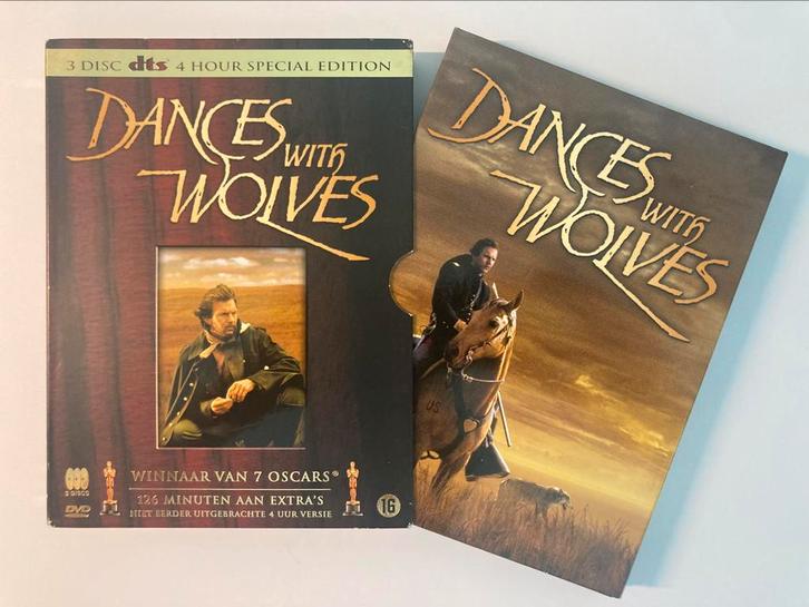 Dances with Wolves, 1990 / 3x DVD /Special Edition bookcover, Cd's en Dvd's, Dvd's | Klassiekers, Zo goed als nieuw, Drama, 1980 tot heden