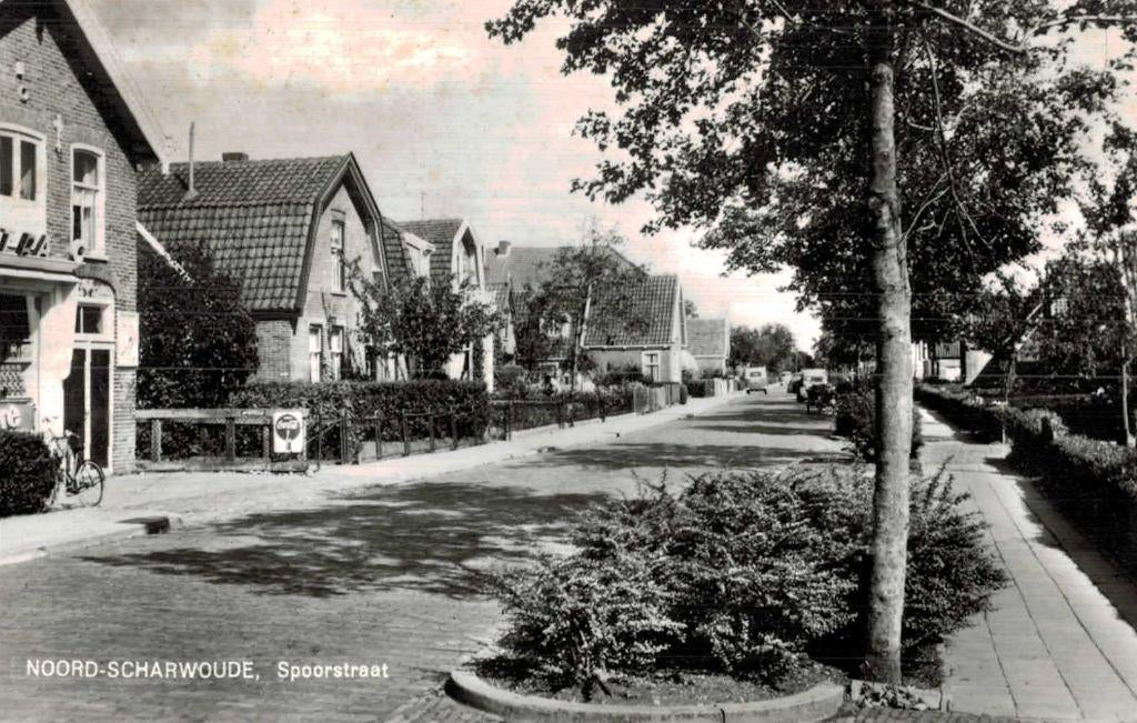 1969 NOORD-SCHARWOUDE Spoorstraat, Verzamelen, Verzenden, 1960 tot 1980, Gelopen, Noord-Holland