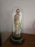 Beeld van gips in stolp, Antiek en Kunst, Ophalen