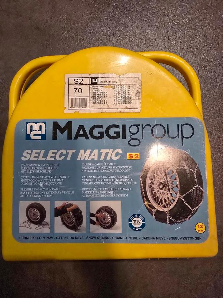 Maggigroup Select Matic S2 / 70 Sneeuwkettingen, Auto diversen, Sneeuwkettingen, Zo goed als nieuw, Ophalen of Verzenden