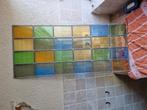 Glas-in-loodraam 91x40 cm, Doe-het-zelf en Verbouw, Glas en Ramen, Ophalen, Zo goed als nieuw