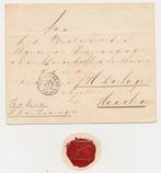 Envelop Dienst Koninklijk Huis 1875 - Koning Willem III, Verzenden, Nederland, Overige typen