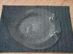 Glazen schaal vis vorm 33 x 40 cm, Huis en Inrichting, Keuken | Servies, Ophalen of Verzenden, Overige stijlen, Glas, Schaal of Schalen