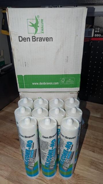 Den Braven Silicone-No cremewit/blanc creme 35 stuks beschikbaar voor biedingen