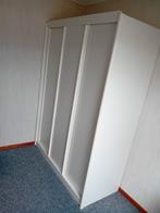 Witte kledingkast, Huis en Inrichting, Kasten | Kledingkasten, Ophalen, Gebruikt, 100 tot 150 cm, 200 cm of meer