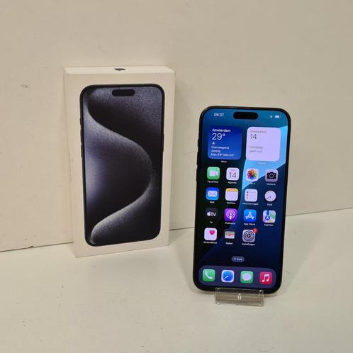iPhone 15 Pro Max 256GB Blue Titanium - Accu 86%, Telecommunicatie, Mobiele telefoons | Apple iPhone, Zo goed als nieuw