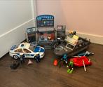 3 Playmobil politie sets: auto, politiebureau en boot, Kinderen en Baby's, Speelgoed | Playmobil, Ophalen of Verzenden