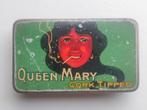 Queen Mary Gork Tipped 10 Cigarettes blikje, Overige merken, Gebruikt, Overige, Ophalen of Verzenden