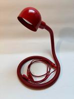 Rode vintage slangen lamp 'HEBI' BY ISAO HOSOE FOR VALENTI, Ophalen, Zo goed als nieuw, Minder dan 50 cm