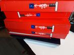 Doos met postzegelalbums nederland collectie post, Ophalen of Verzenden, Nederland