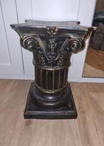 Zuil zwart met goud in korintische stijl, Huis en Inrichting, Ophalen, Gebruikt