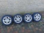Opel velgen en banden 205 50 16 4x100 naaf 56.6, Auto-onderdelen, Banden en Velgen, Ophalen, Gebruikt, 16 inch, Banden en Velgen