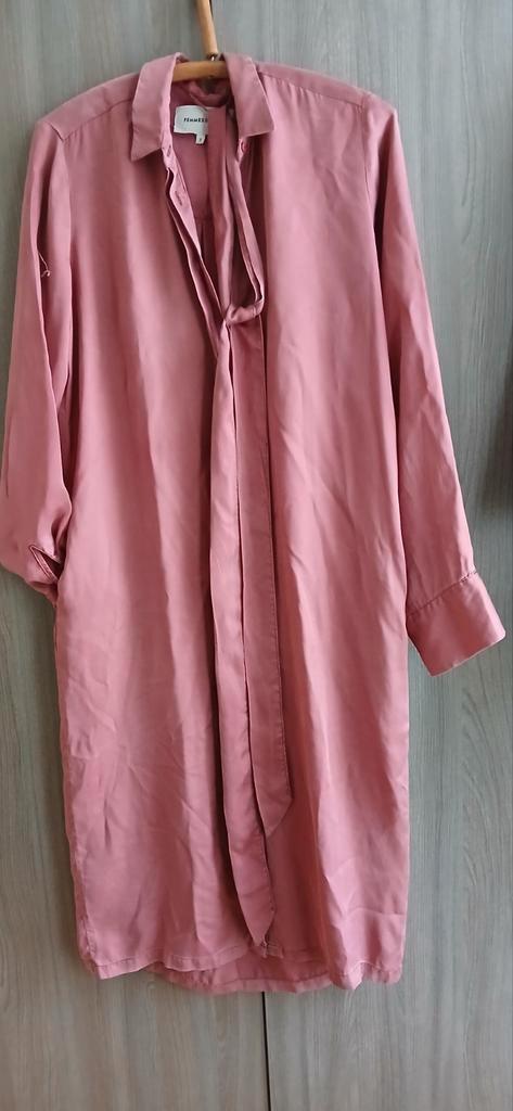 Femmes du Sud jurk - maat S - oud roze, Kleding | Dames, Jurken, Zo goed als nieuw, Maat 36 (S), Roze, Onder de knie, Ophalen of Verzenden