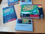 De Smurfen en Super Tennis compleet in doosjes met boekjes, Spelcomputers en Games, Games | Nintendo Super NES, 1 speler, Ophalen of Verzenden