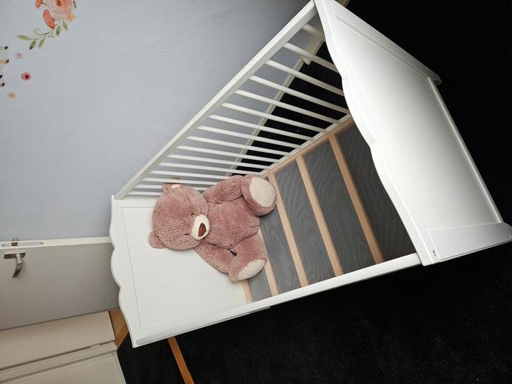 Kinderbedje, Kinderen en Baby's, Kinderkamer | Bedden, Zo goed als nieuw, Minder dan 140 cm, Minder dan 70 cm, Ophalen