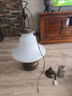 ouderwetse olielamp, Huis en Inrichting, Lampen | Hanglampen, Ophalen, Zo goed als nieuw, Minder dan 50 cm