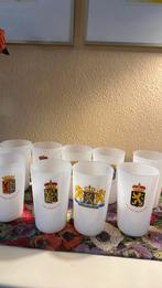 Nutricia melkglazen Ned. provincies, Ophalen