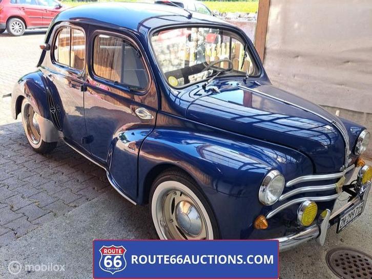 Renault 4CV | 1957 | Route 66 Auctions, Auto's, Oldtimers, Bedrijf, Te koop, Renault, Benzine, Overige carrosserieën, Handgeschakeld