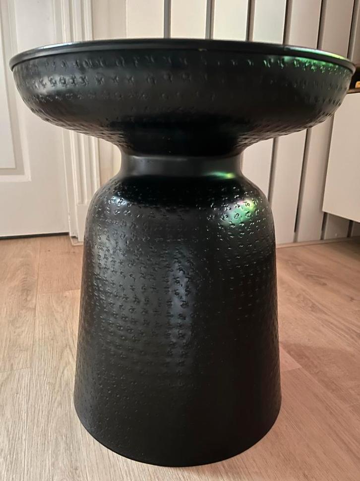 Zwarte Sissy Boy Salontafel - Mooie Staat!, Huis en Inrichting, Tafels | Bijzettafels, Zo goed als nieuw, Rond, 45 tot 60 cm, Minder dan 55 cm