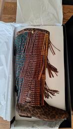 Kurt Geiger Laarzen met Franjes - Nieuwstaat, Kleding | Dames, Bruin, Lage of Enkellaarzen, Ophalen of Verzenden, Zo goed als nieuw