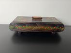 Prachtige antieke Houten Art Deco schrijfkist kistje, Ophalen of Verzenden