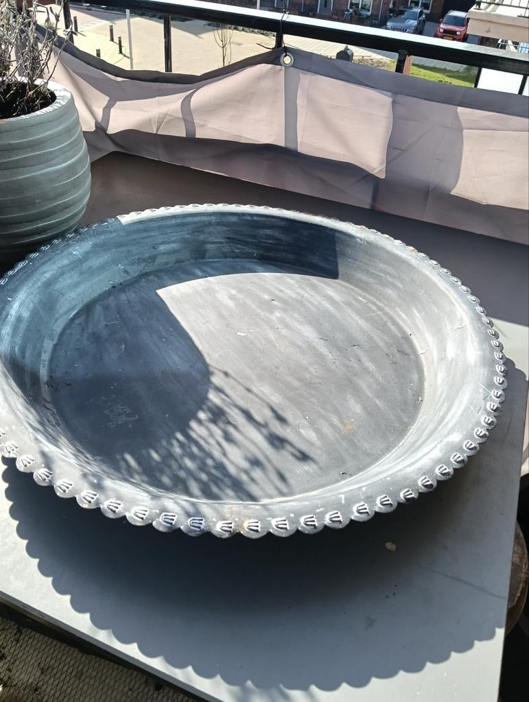 Zinken dienblad schaal sfeervol, Ophalen