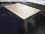 Eiken salontafel 120x70, Ophalen, 100 tot 150 cm, Eikenhout, 50 tot 100 cm