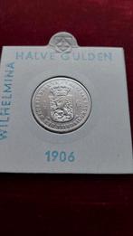 Nederland Halve Gulden 1906 - Zilver, Postzegels en Munten, ½ gulden, Zilver, Ophalen of Verzenden, Koningin Wilhelmina