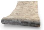 151. Papier behang 224096 Erismann, Ophalen of Verzenden, Minder dan 10 m², Beige, Stenen