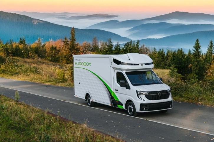 Renault Master polyvolume mobiel kantoor showroom laadbak, Auto's, Bestelauto's, Bedrijf, ABS, Airbags, Airconditioning, Bluetooth