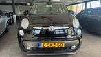 Fiat 500 L 0.9 TwinAir Lounge panoramadak half leer clima cr, Gebruikt, Euro 6, Leder en Stof, Zwart