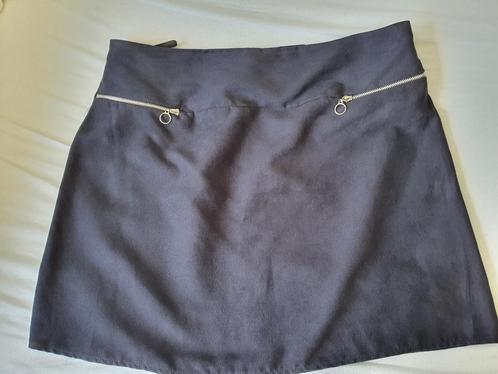 Suèdine rok, Kleding | Dames, Rokken, Zo goed als nieuw, Maat 46/48 (XL) of groter, Zwart, Boven de knie, Verzenden