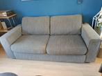 Grijze tweezits bank - 200bx100dx95h, Huis en Inrichting, Banken | Bankstellen, Ophalen, Gebruikt, 150 tot 200 cm, Tweepersoons