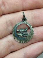 Zilveren hanger met het sterrenbeeld Vissen, gehalte 835, Ophalen of Verzenden, Zo goed als nieuw, Zilver, Zilver