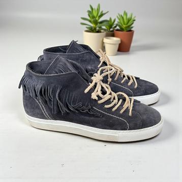 Via Vai Schoenen Maat 42 Grijs Blauw Suède Franjes beschikbaar voor biedingen
