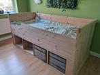 Kajuitbed, Ophalen, 85 tot 100 cm, Gebruikt, Matras