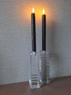 Kristallen Orrefors kandelaar., Antiek en Kunst, Antiek | Glas en Kristal, Ophalen of Verzenden