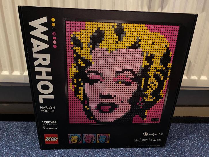Lego 31197 Andy Warhol's Marilyn Monroe Lego Art Nieuw, Kinderen en Baby's, Speelgoed | Duplo en Lego, Nieuw, Lego, Complete set
