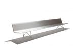 Sellex AERO BENCH lounge design XL aluminium bank 311cm BULO, Ophalen, Gebruikt, Sellex, Rechte bank