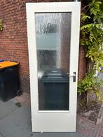 2x jaren 30 houten binnendeur, Doe-het-zelf en Verbouw, Deuren en Horren, Ophalen, Gebruikt, Binnendeur, 200 tot 215 cm