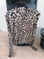 Loavies gave top / shirt met schoudervulling. Maat S, Kleding | Dames, Maat 38/40 (M), Beige, Ophalen of Verzenden, Lange mouw