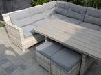 Tuinset loungeset - hoek model - grijs - zeer netjes!, Tuin en Terras, Tuinsets en Loungesets, Ophalen of Verzenden, Zo goed als nieuw