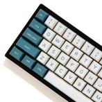Maxkey keycaps green-white SA profile, Ophalen of Verzenden, Qwerty, Zo goed als nieuw