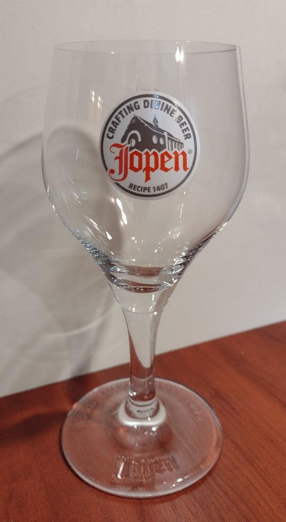 Jopen Bier Haarlem Glas 25cl., Verzamelen, Ophalen of Verzenden, Gebruikt, Glas of Glazen, Overige merken